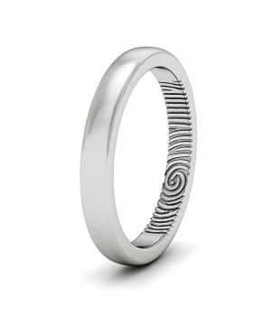 Кольцо с отпечатком пальца (Мод.122)